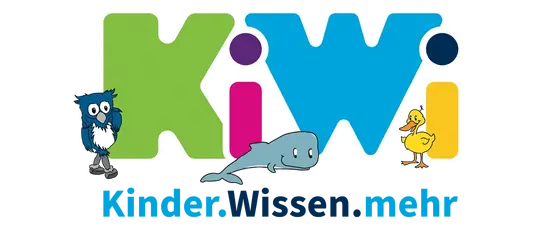 KiWi-Logo mit Maskottchen