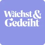 Wächst & Gedeiht-Schriftzug