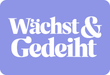 Wächst & Gedeiht-Schriftzug