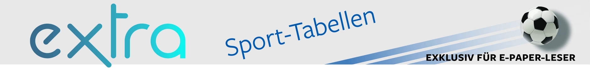 extra Sport-Tabellen