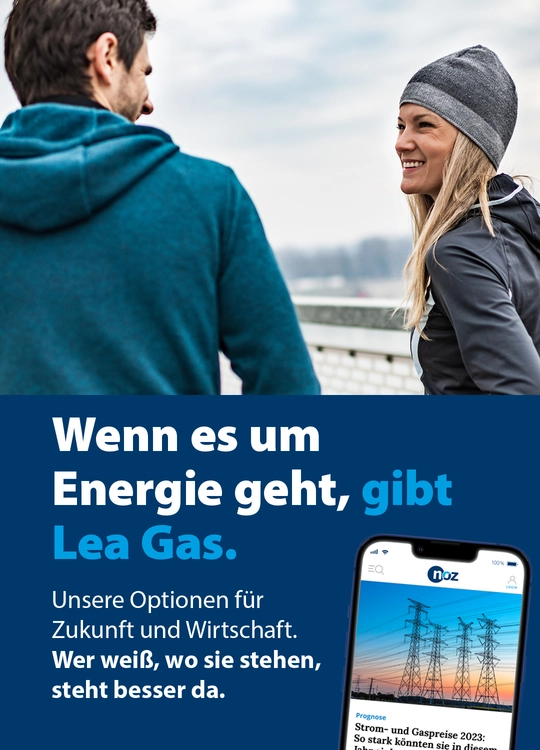 Wenn es um Energie geht, gibt Lea Gas.