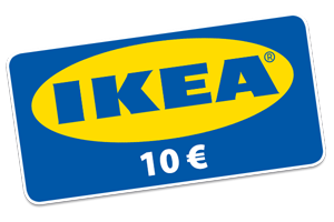 10 € Gutschein von IKEA